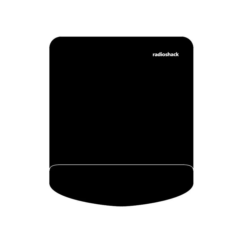 Almohadilla para mouse RadioShack Con descanso Negro