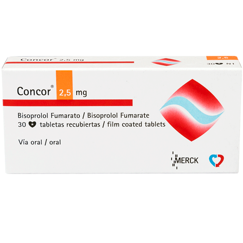 Concor 2.5 Mg X30 Tabletas