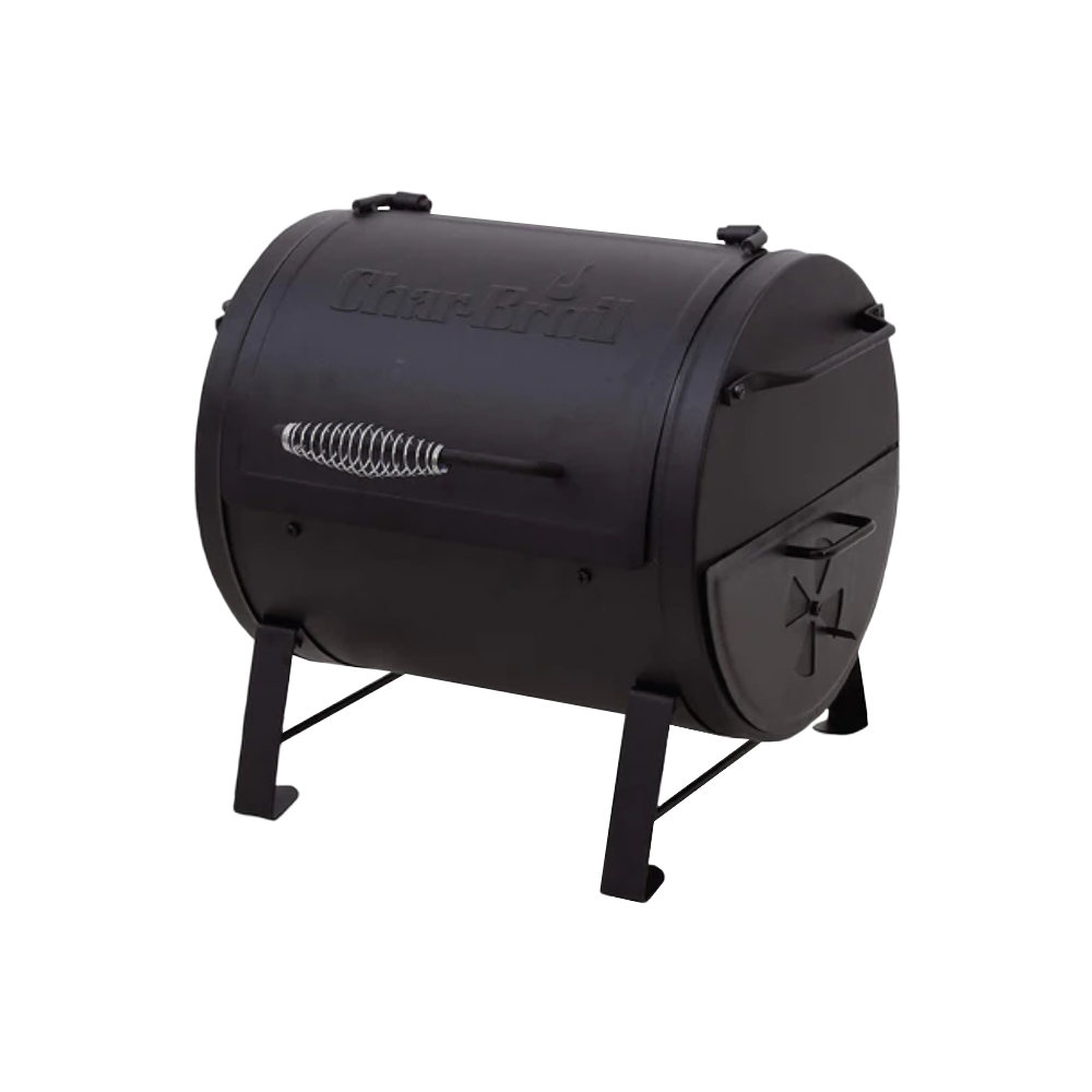 Parrilla carbón portatil barril charbroil