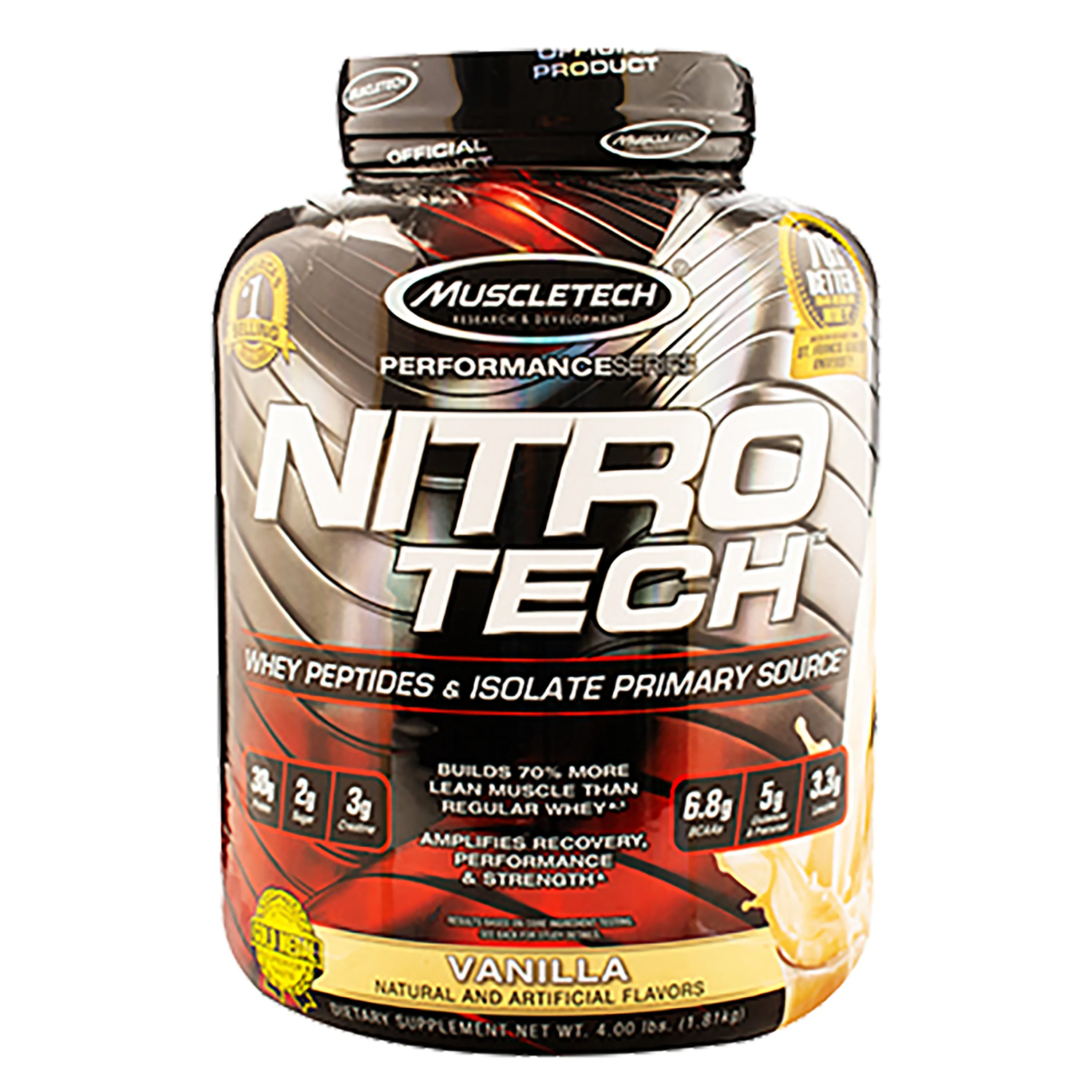 Nitrotech Proteína Vainilla 4Lb - 1.8Kg
