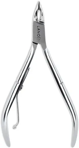 Alicate para Cutículas Lanossi Plateado LS6012