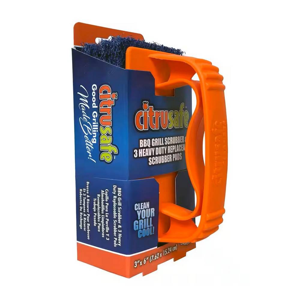 Mascon para parrilla con mango de plastico 3 piezas