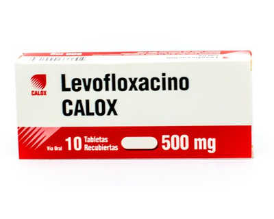 Levofloxacino CALOX, 500mg, 1 de 10 tabl