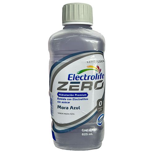 SUERO ORAL ELECTROLIT ZERO MORA AZUL 625 ML