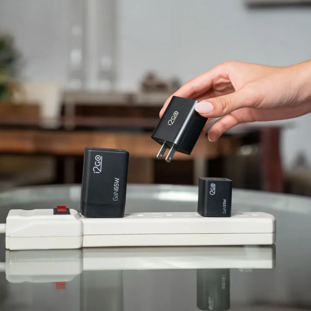 Cargador I2GO USB-C + USB-A 65 Watts