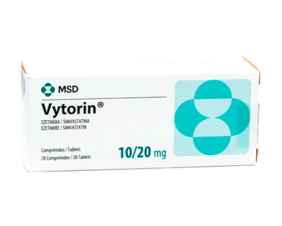 Vytorin 10 mg/20 mg 28 comprimidos