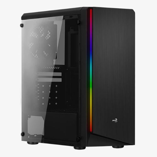 CASE GAMER AEROCOOL RIFT VIDRIO TEMPLADO FRENTE RGB