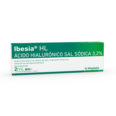 Ibesia HL 2 ml 1 jeringa prellenada
