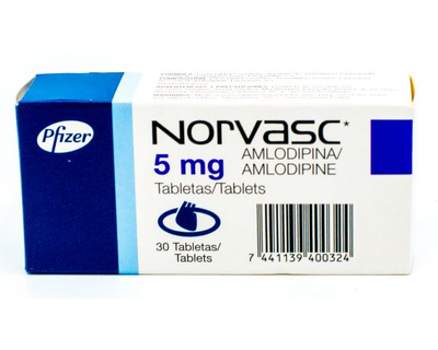 Norvasc 5 mg x 30 Tab