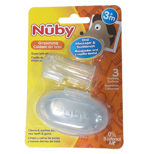 NUBY CEPILLO DENTAL SILICON INFANTIL 730