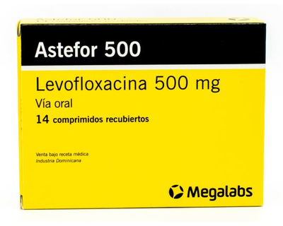 Astefor 500, 1 de 14 comprimidos recubie