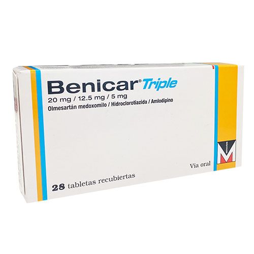 BENICAR TRIPLE 20/12.5/5MGX 28