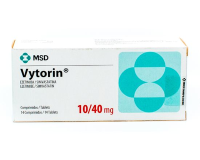 Vytorin 10 mg/40 mg 14 comprimidos