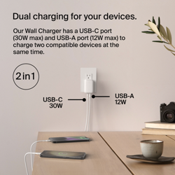 Cargador Belkin De Pared Doble De 42 W