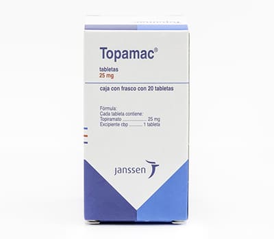 TOPAMAC (TOPIRIMATO) 25 MG 20 TABLETAS