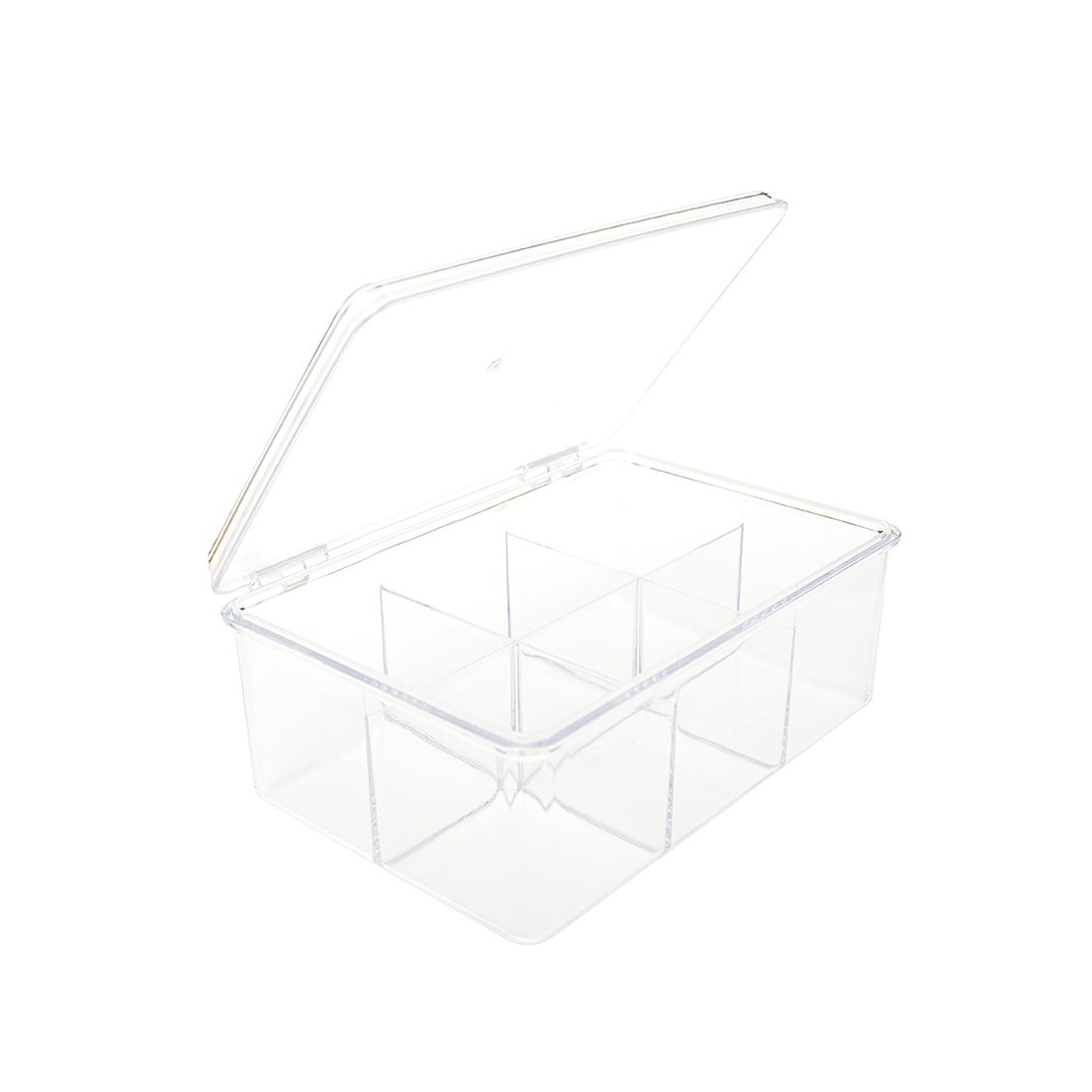Caja organizadora divisiones poliestireno 21x17x10cm
