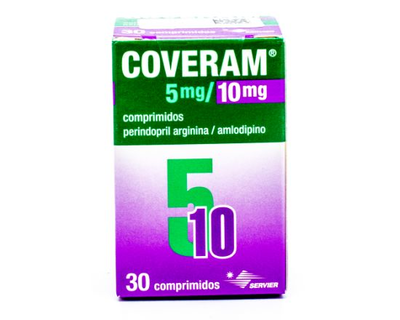 Coveram 5 mg/10 mg 30 comprimidos