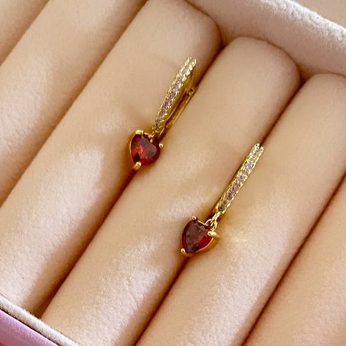 ARGOLLAS05MINI AMAPOLA CRISTAL ROJO