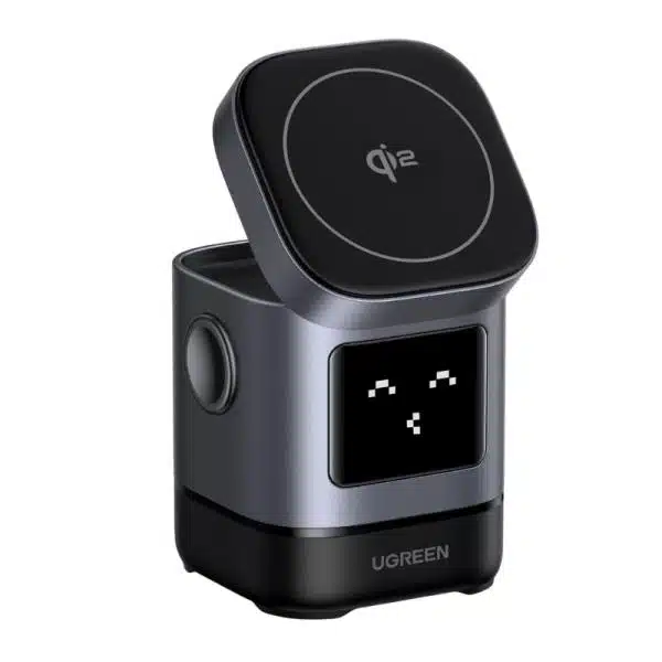 Cargador Inalámbrico 2 EN 1, UGREEN W709 15W, Magnético y Plega