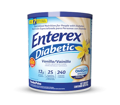 ENTEREX DIABÉTICO POLVO VAINILLA 400 GR