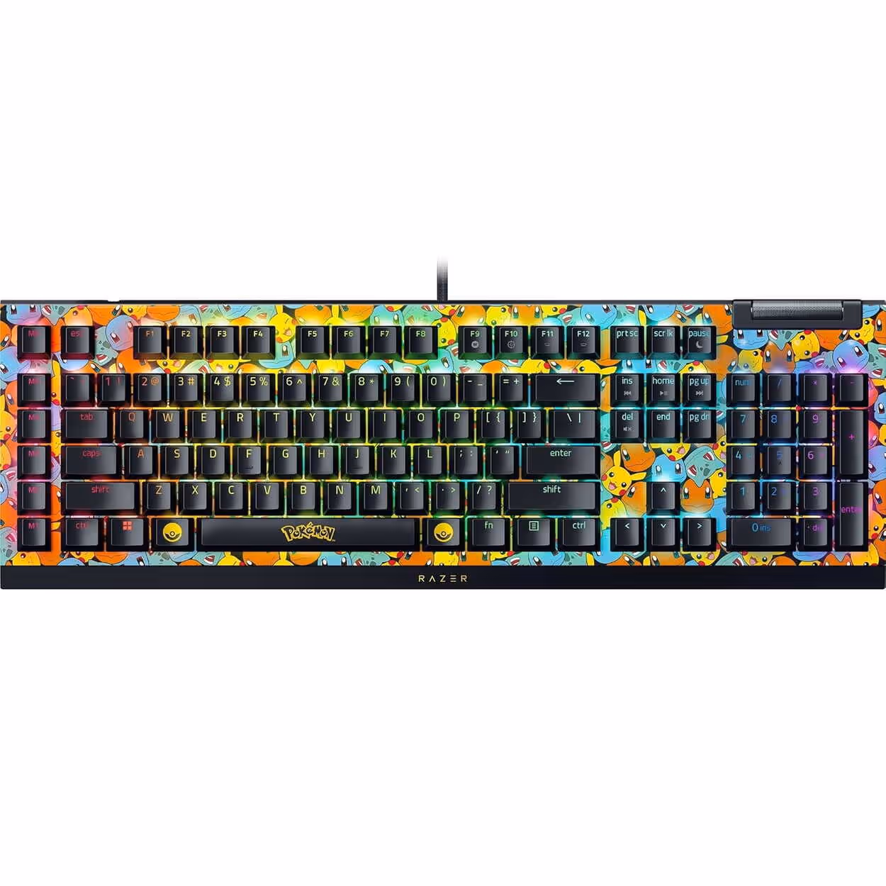TECLADO GAMING RAZER BLACKWIDOW V4 X – POKEMON