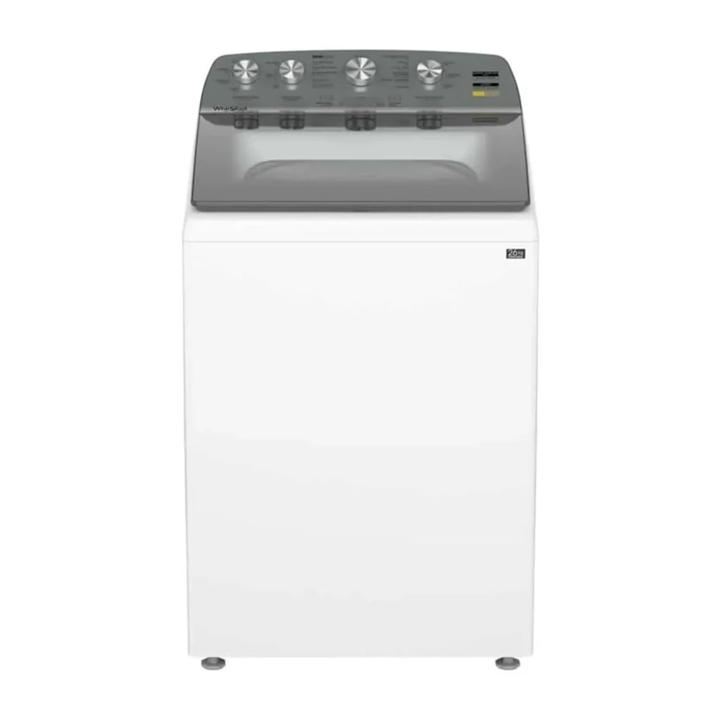 Lavadora automática Whirlpool 8MWTW2654WRM 26kg, agitador 2 en 1 , 12 ciclos de lavado