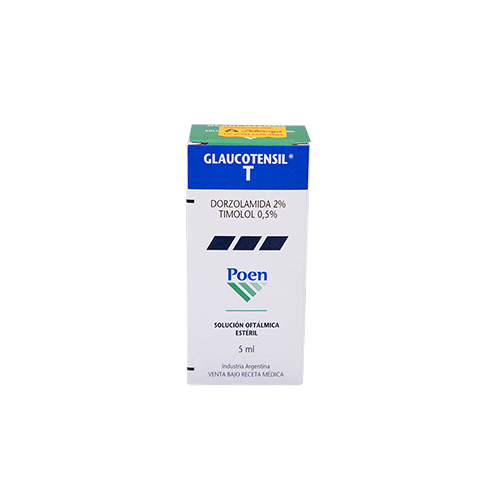 GLAUCOTENSIL T SOLUCION OFTALMICA 5 ML