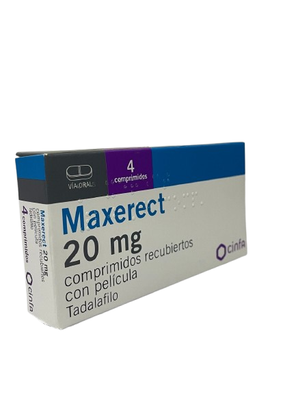 MAXERECT TABLETAS 20 MG X 4 UNIDADES