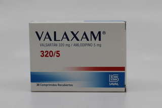 Valaxam, 320 mg/5 mg, 30 comprimidos recubiertos