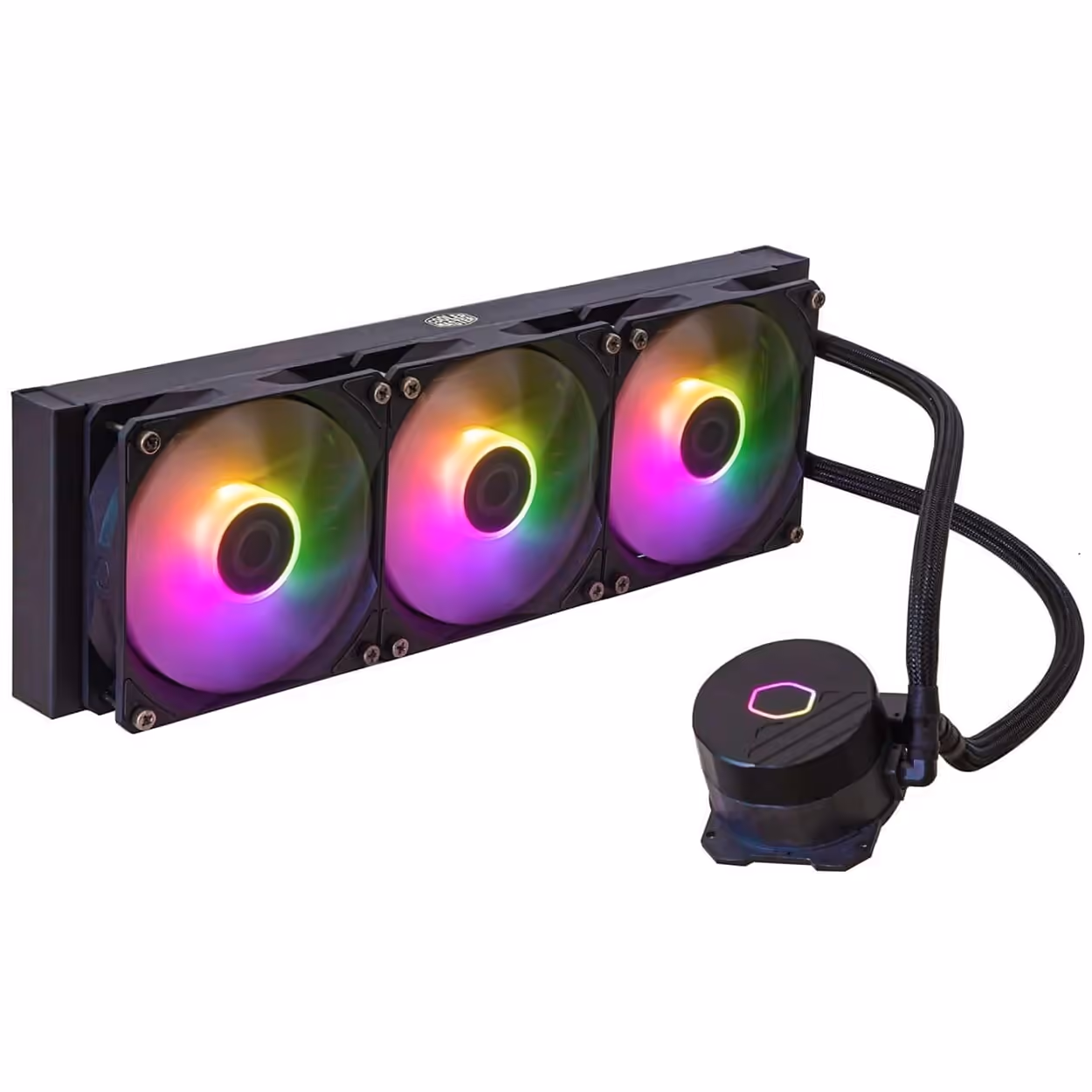 ENFRIAMIENTO LIQUIDO COOLER MASTER 360L CORE ARGB – NEGRO