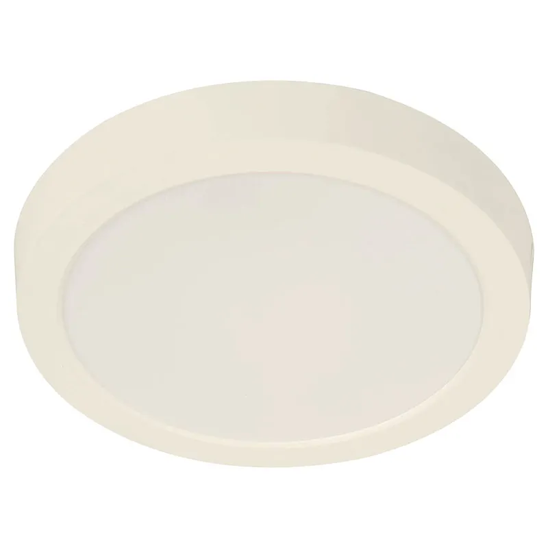 Panel LED de sobreponer circular 18 W luz blanca