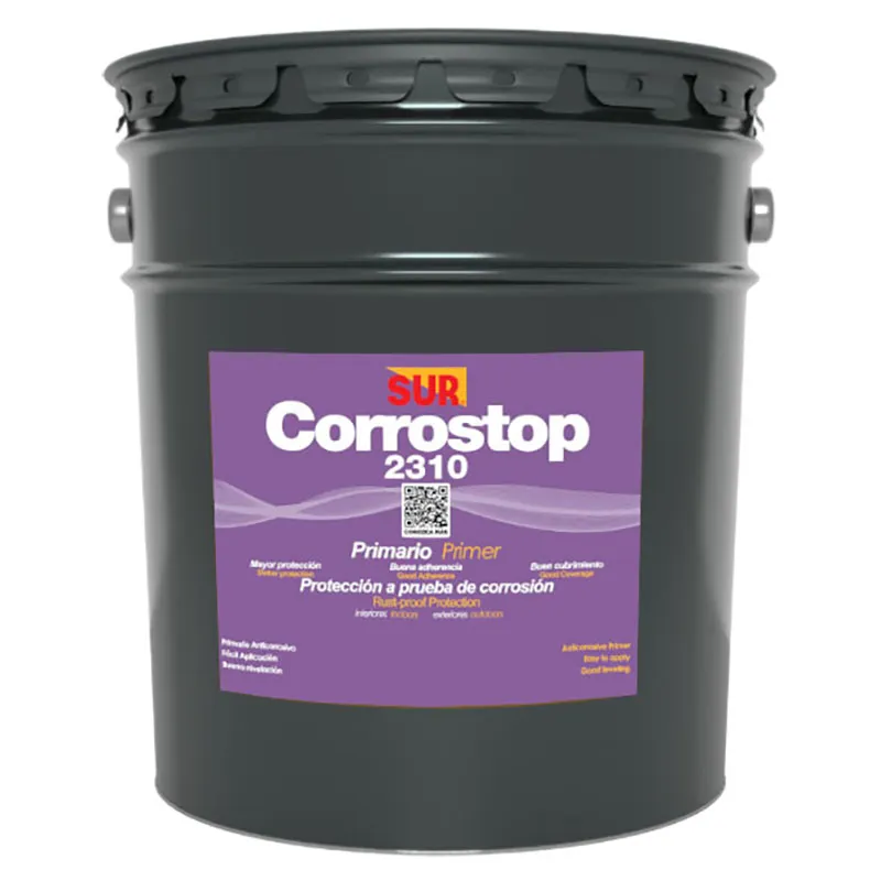 Anticorrosivo aceite Corrostop 2310 primario rojo mate 5 gal SUR