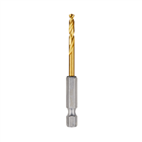 Broca Titanio 9/64" Red Helix Milwaukee