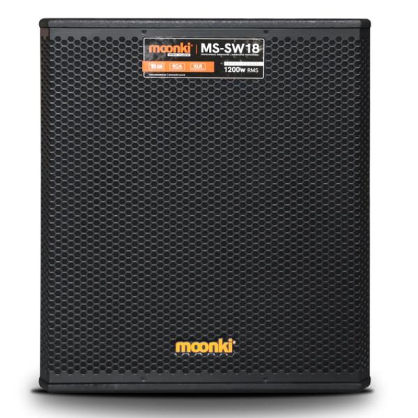 Subwoofer moonki MS-SW18 1200W alambrico