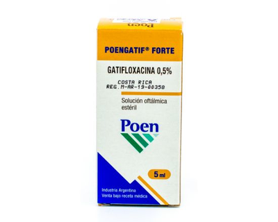 Poengatif forte solución oftálmica 5ml