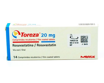 Toreza 20 mg caja 14 comprimidos