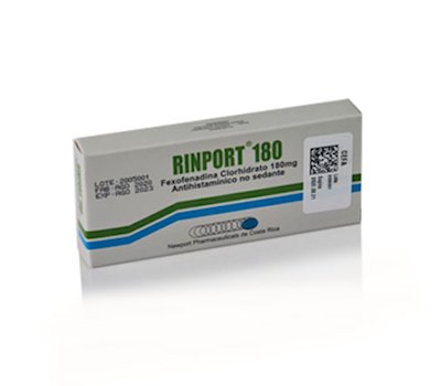 RINPORT 180 mg x 10 TABLETAS