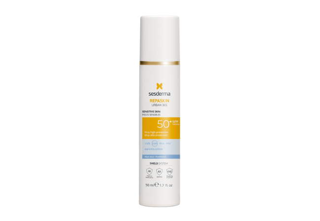 SESDERMA REPASKIN URBAN PIEL SENSIBLE FACIAL SPF50 PROTECTOR SOLAR 50 ML