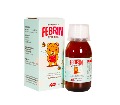 FEBRIN 100MG/5ML SUSPENSION 100ML