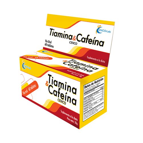 TIAMINA + CAFEINA X 60 TABS