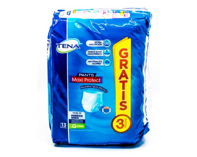 Tena Pants GRANDE 10 piezas