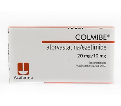 COLMIBE TABLETAS 20 MG / 10 MG 30 TABLETAS