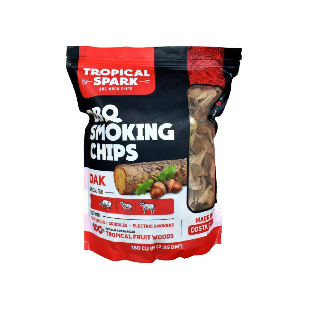 Astillas para bbq 800g roble tropical spark
