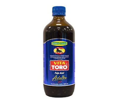 Faja Azul Vita Toro Solucion 500ml