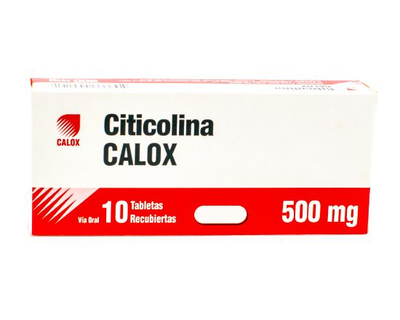 Citicolina Calox 500 mg 10 tabletas