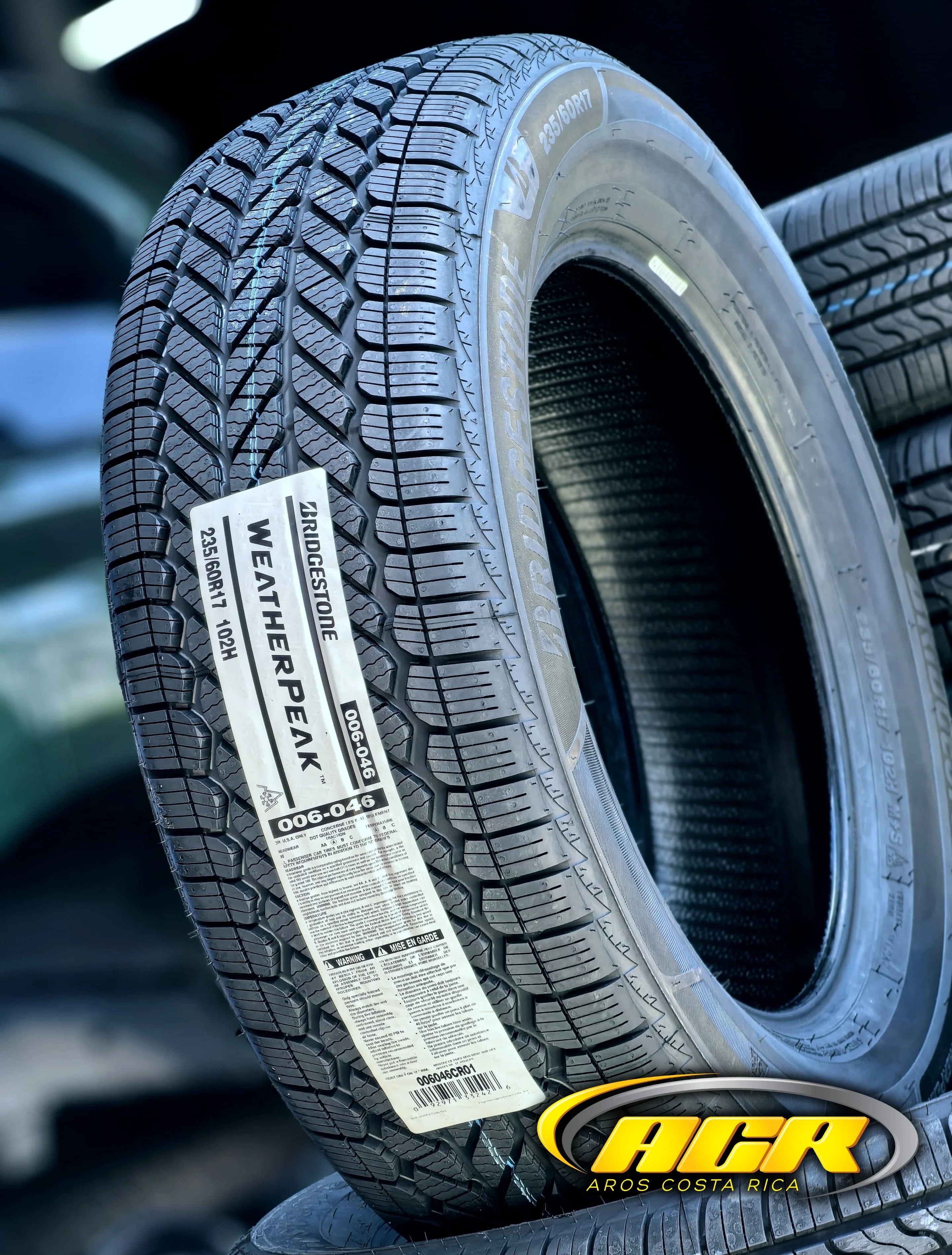 235/60R17 Bridgestone Weatherpeak