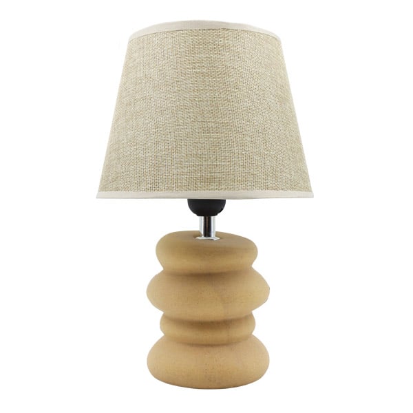 Lámpara de mesa beige Homestyle