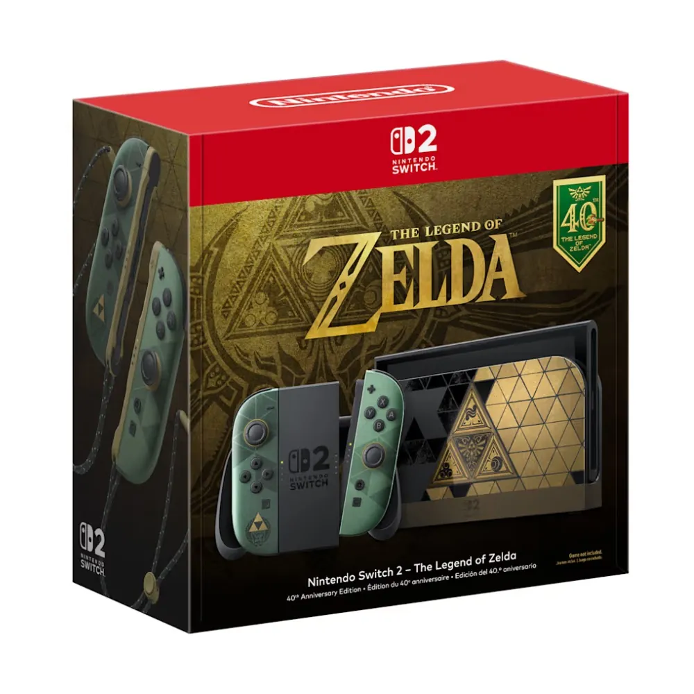 Consola Nintendo Switch 2 Edición Zelda Aniversario PREVENTA