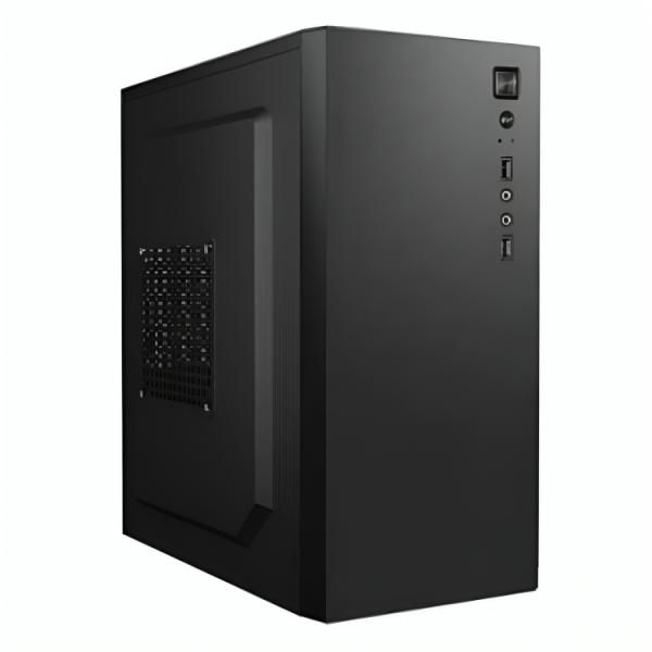 Case CM15KTRA001C mini tower sin ventilación incluida con panel lateral y con fuente de poder 600W