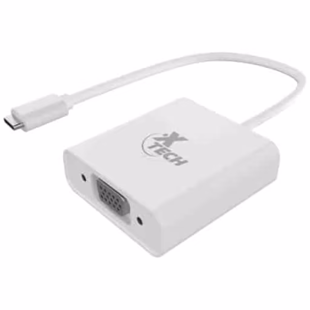 ADAPTADOR XTECH USB TIPO C MACHO A VGA HEMBRA